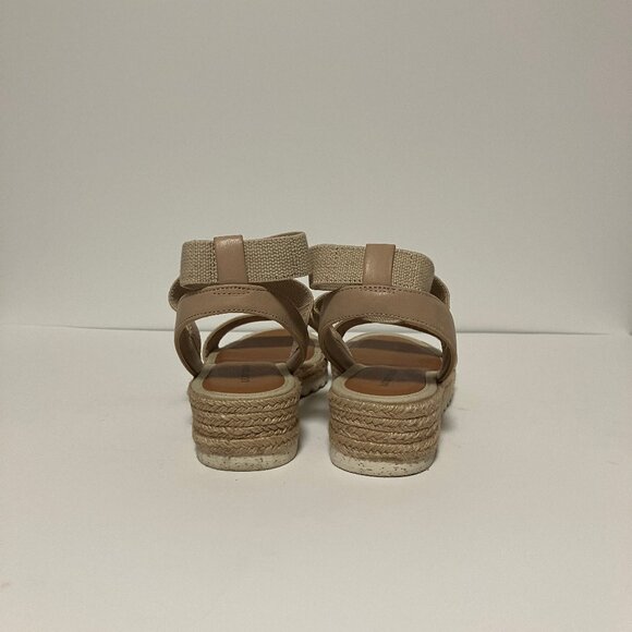 Lucky Brand Thimba Natural Sandals, Size 8, Women's Shoes, Ankle Wrap Espadrille - Picture 2 of 12